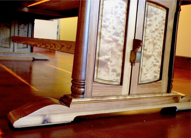 table pedestal detail table pedestal detail