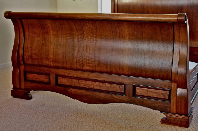 sleigh bed footboard