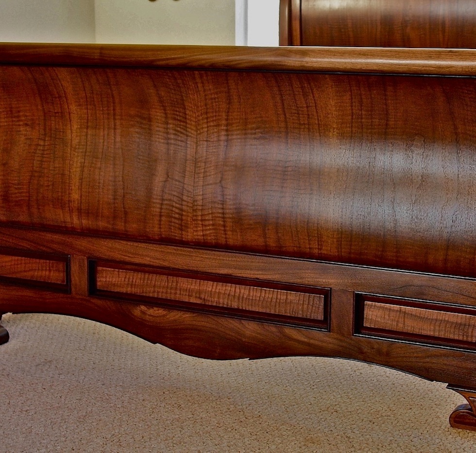 sleigh bed footboard