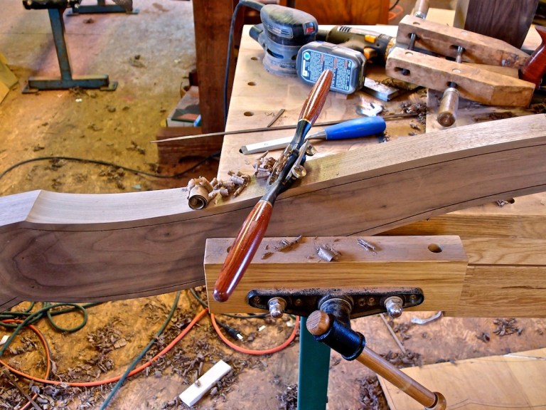 shaping sleigh bed post